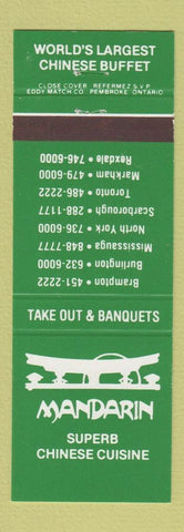 Matchbook Cover - Mandarin Chinese Brampton Burlington North York Markham ON
