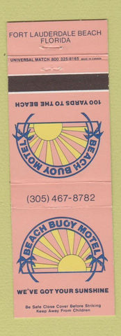 Matchbook Cover - Beach Buoy Motel Fort Lauderdale Beach FL