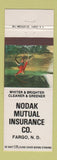 Matchbook Cover - Nodak Mutual Insurance Fargo ND