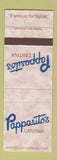 Matchbook Cover - Pappasito's Cantina Mexican Houston Austin San Antonio TX