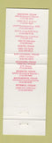 Matchbook Cover - Pappasito's Cantina Mexican Houston Austin San Antonio TX