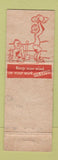 Matchbook Cover - Monsanto Plastics Prevent Fires Safety boxing Springfield MA