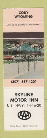 Matchbook Cover - Skyline Motor Inn Cody WY