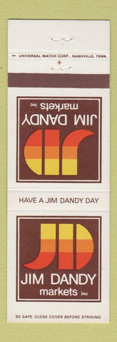 Matchbook Cover - Jim Dandy Markets