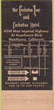 Matchbook Cover - Cockatoo Inn Hawthorne CA 30 Strike