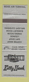 Matchbook Cover - Kitty Hawk Boise Air Terminal ID