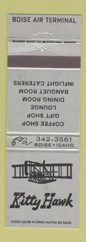 Matchbook Cover - Kitty Hawk Boise Air Terminal ID