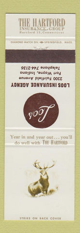 Matchbook Cover - Hartford Insurance Fort Wayne IN