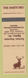 Matchbook Cover - Hartford Insurance Gaetano Youngstown OH
