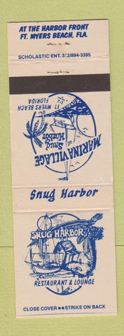Matchbook Cover - Marina Villa Snug Harbor Myers Beach FL