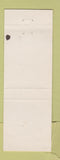 Matchbook Cover - The Derby Mexican Food Shoshoni WY YELLOW