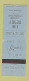 Matchbook Cover - The Derby Mexican Food Shoshoni WY BLUE