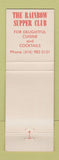 Matchbook Cover - Rainbow Motel New London WI
