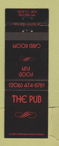 Matchbook Cover - The Pub Tacoma WA