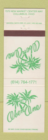 Matchbook Cover - Oven One Restaurant Columbus OH