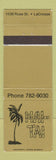 Matchbook Cover - Mai Tai Restaurant La Crosse WI