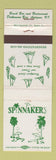 Matchbook Cover - Spinnakers Dickerson Bay Antigua  WEAR