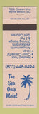 Matchbook Cover - Sea Oats Motel Myrtle Beach SC