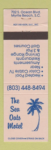 Matchbook Cover - Sea Oats Motel Myrtle Beach SC