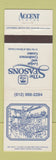 Matchbook Cover - The Seasons Accent Dining