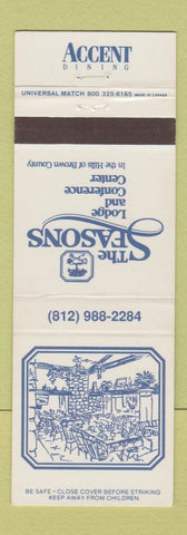 Matchbook Cover - The Seasons Accent Dining