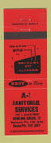 Matchbook Cover - A1 Janitorial Services Bowling Green KY RED