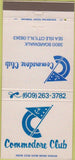 Matchbook Cover - Commerce Club Sea Isle City NJ 30 Strike