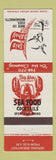 Matchbook Cover - Ship Ahoy Seafood Restaurant Essex MA