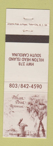 Matchbook Cover - Pelican Point Restaurant Hilton Head Island SC