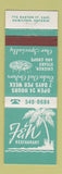 Matchbook Cover - F&N Restaurant Hamilton ON