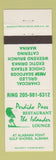 Matchbook Cover - Perdido Pass Restaurant Gulf Shores AL