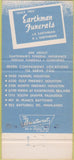 Matchbook Cover - Earthman's Houston TX 30 Strike