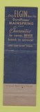 Matchbook Cover - Elgin Watches Webb Son Jewelry Huntington IN
