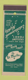 Matchbook Cover - St Moritz Restaurant Indianapolis IN