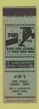 Matchbook Cover - Jim's Restaurant South Bend IN