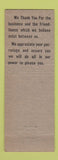 Matchbook Cover - Sinclair oil gas Molo Dubuque IA
