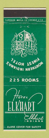 Matchbook Cover - Hotel Elkhart IN