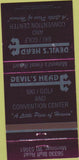 Matchbook Cover - Devi's Head Ski Golf Merrimac WI 30 Strike
