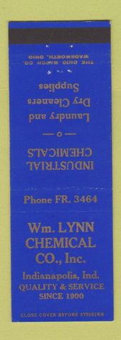 Matchbook Cover - Wm Lynn Chemical Indianapolis IN