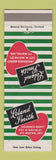 Matchbook Cover - Leland Smith Insurance Fort Wayne IN