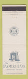 Matchbook Cover - Farmers Bank Frankfort IN