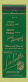 Matchbook Cover - Hotel LaSalle South Bend IN