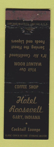 Matchbook Cover - Hotel Roosevelt Gary IN