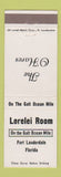 Matchbook Cover - Lorelei Room O'Hares Fort Lauderdale FL