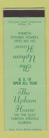 Matchbook Cover - Upham House Tarpon Springs FL