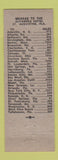 Matchbook Cover - Alhambra Hotel St Augustine FL