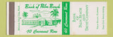 Matchbook Cover - Bank of Palm Beach County FL