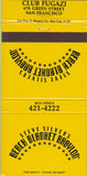 Matchbook Cover - Beach Blanket Babylon San Francisco CA Club Fugazi 30 Strike