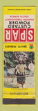 Matchbook Cover - Spar Custard Powder South Africa WEAR