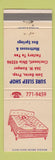 Matchbook Cover - Sure Sleep Shop Mattress Cincinnati OH girlie